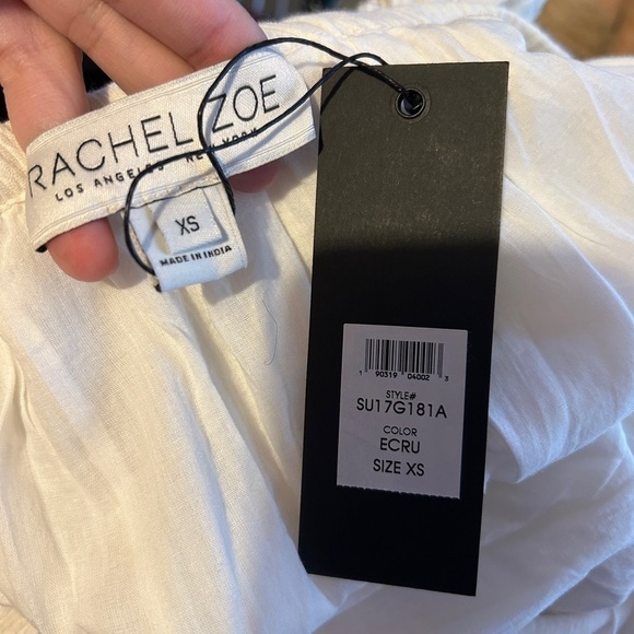 NEW Rachel Zoe Collection Halsey Off-the-Shoulder Maxi Dress Ivory Ecru Lace XS - Picture 12 of 16